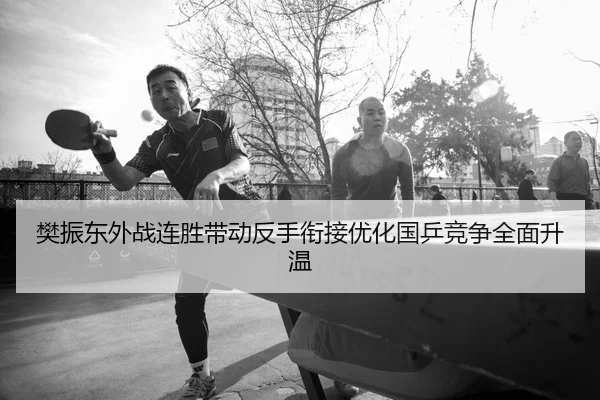 樊振东外战连胜带动反手衔接优化国乒竞争全面升温